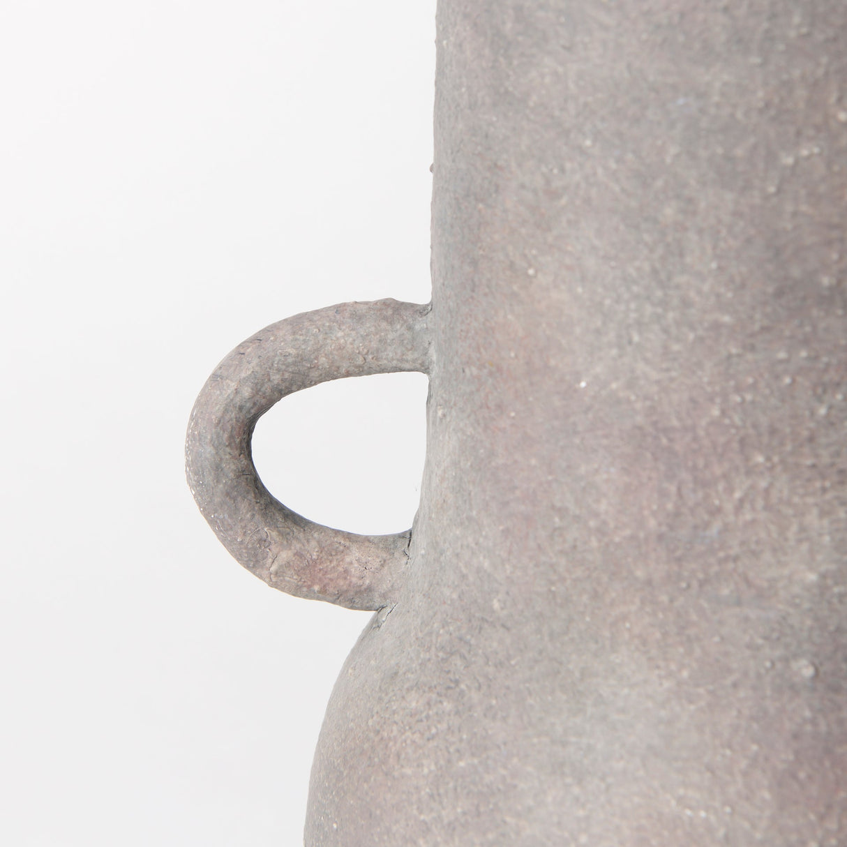 Armani 10.4H Brown-Gray Double Ear Ceramic Vase by Mercana at Eve Furniture