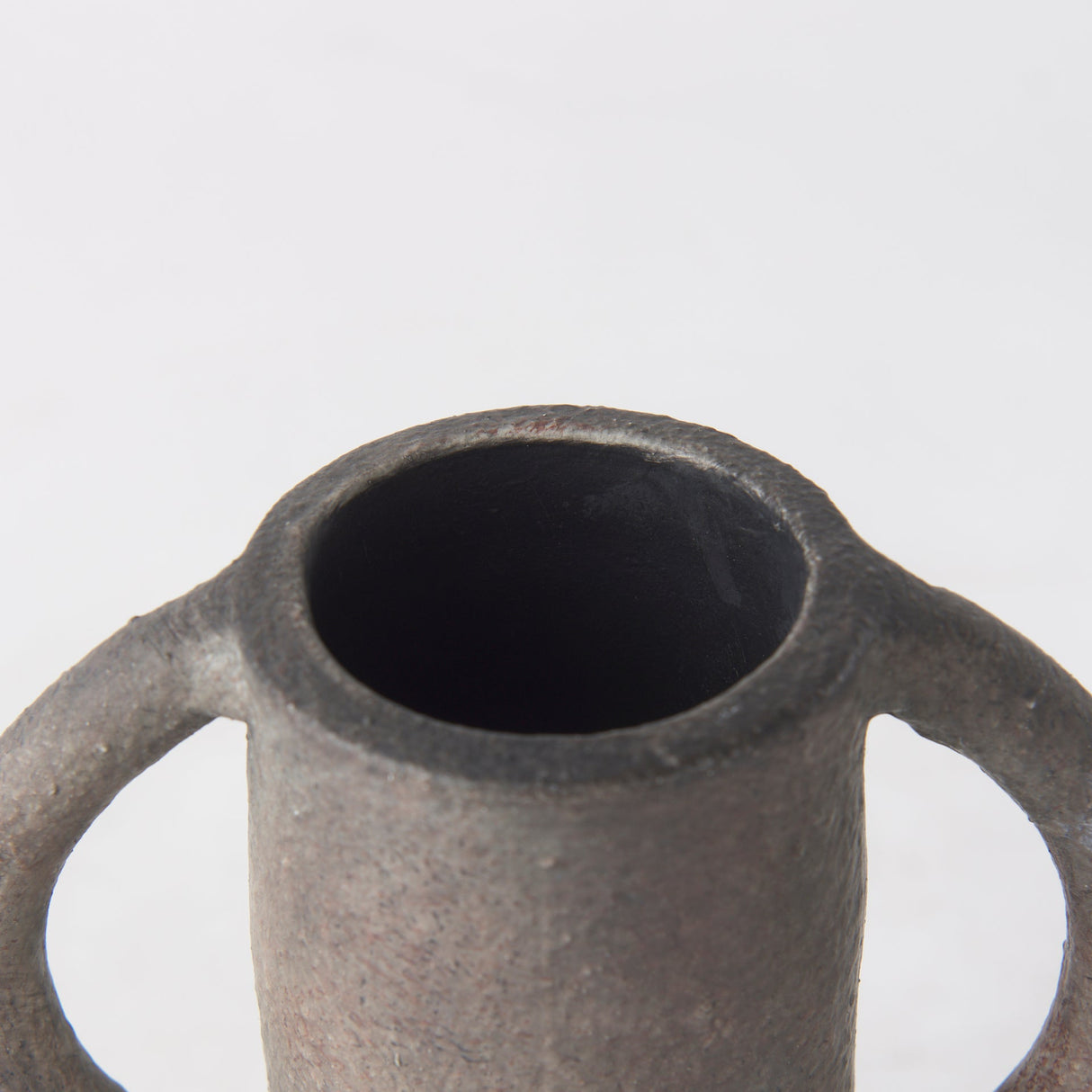 Armani 6.7H Brown-Gray Double Ear Vase by Mercana at Eve Furniture