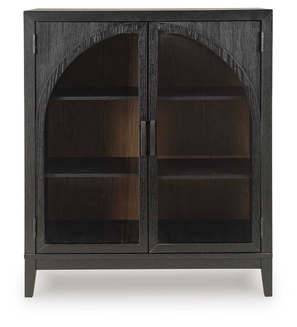 Armenleigh Black/Brown Accent Cabinet by Ashley at Eve Furniture
