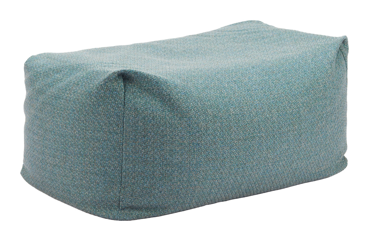 Aroz Green Outdoor Ottoman by Zuomod at Eve Furniture