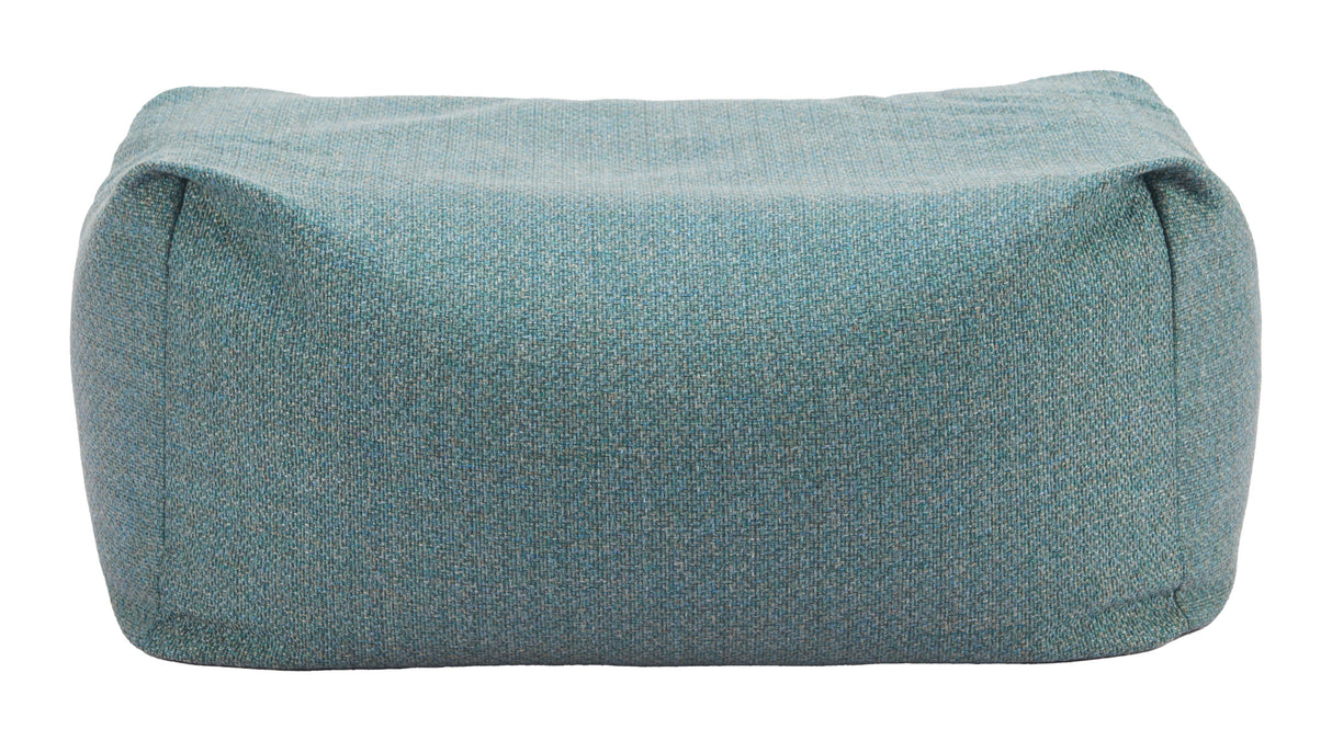 Aroz Green Outdoor Ottoman by Zuomod at Eve Furniture