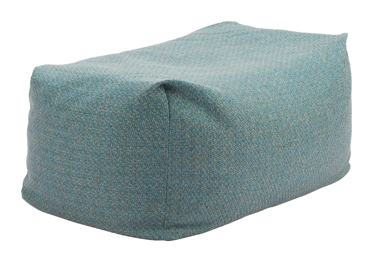 Aroz Green Outdoor Ottoman by Zuomod at Eve Furniture