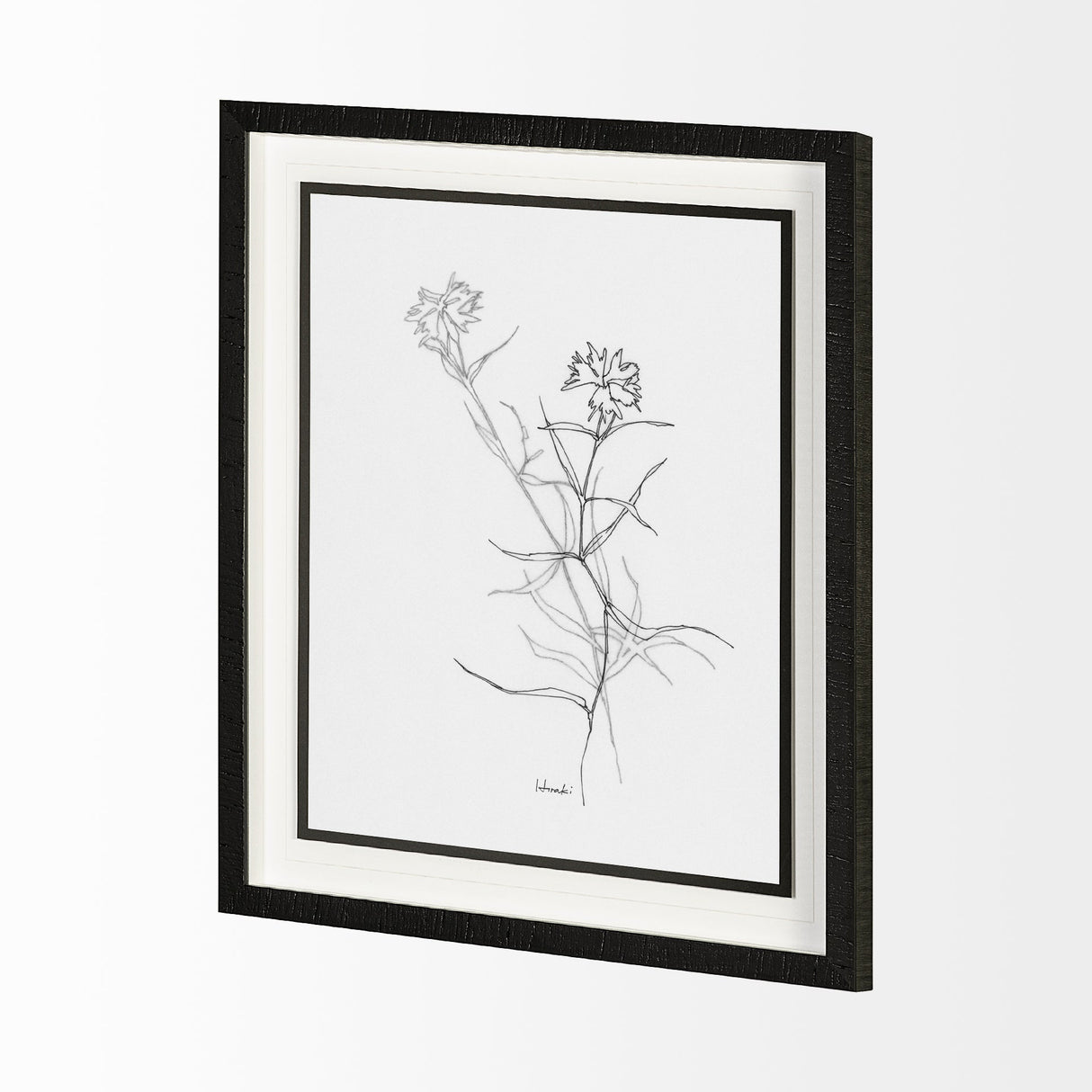 Arrangement II by Hiraki a Framed Art Print Matted under Glass by Mercana at Eve Furniture