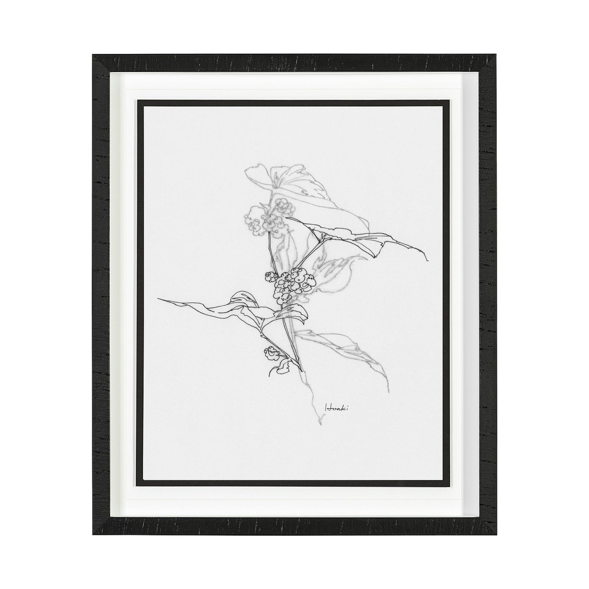 Arrangement III by Hiraki a Framed Art Print Matted under Glass by Mercana at Eve Furniture