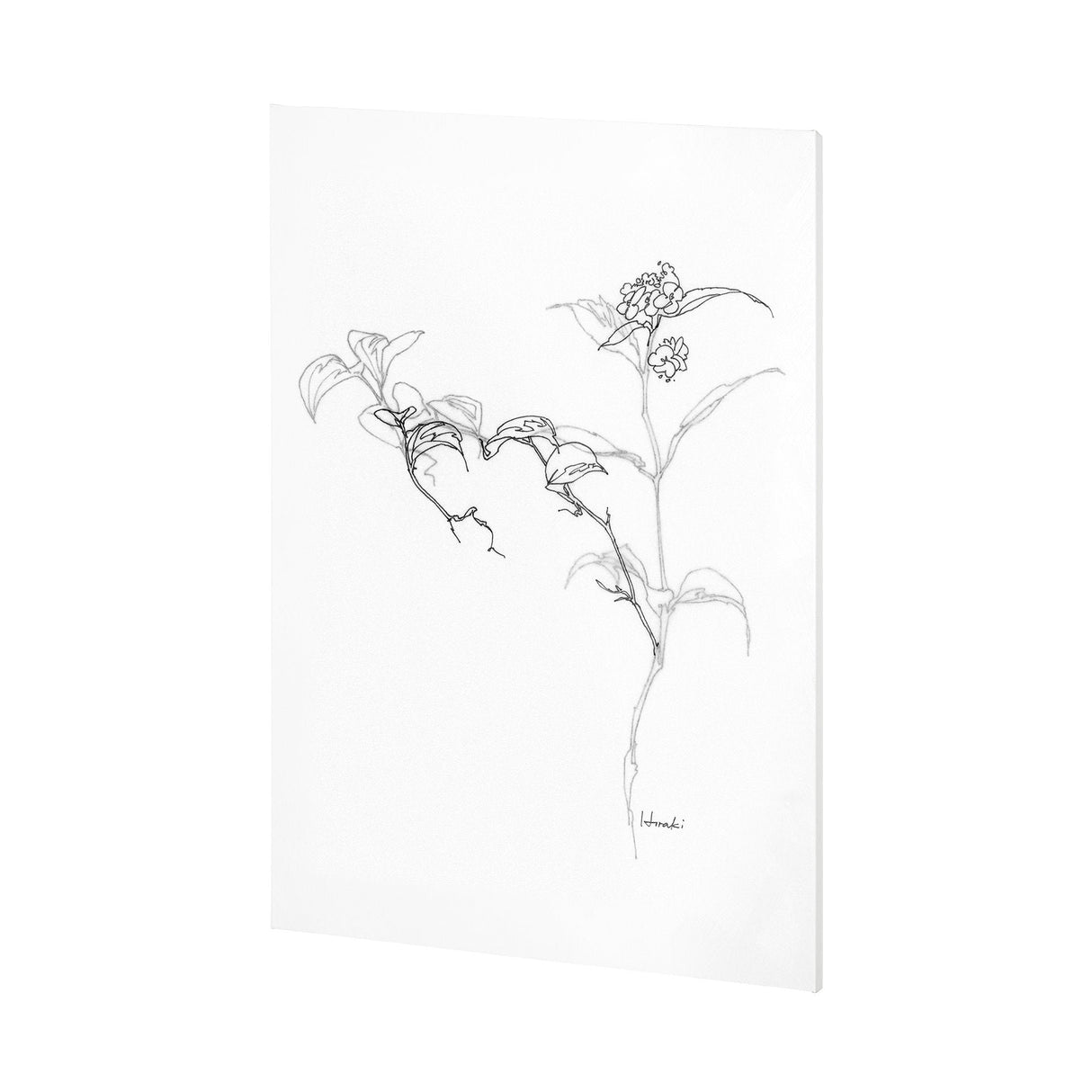 Arrangement VI by Hiraki a Hand Embellished Textured Canvas by Mercana at Eve Furniture