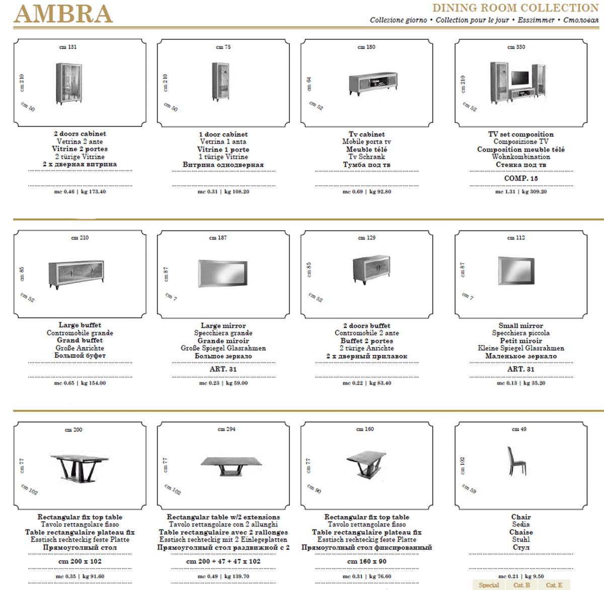 Arredo Ambra Large Buffet