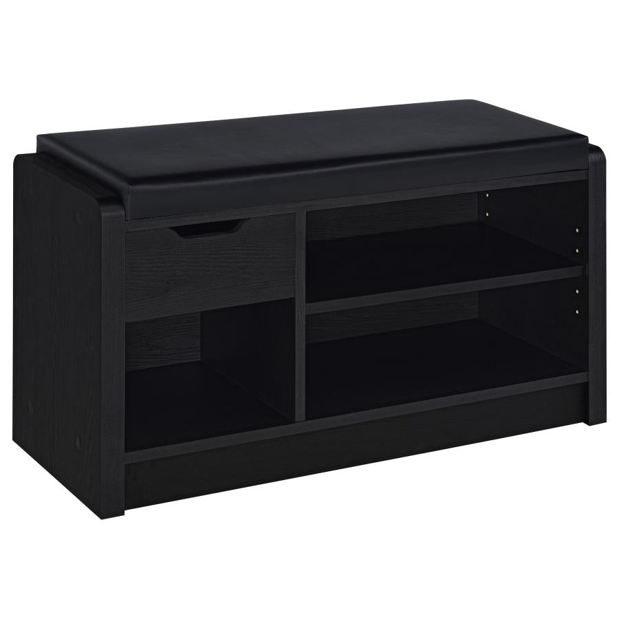 Arrington Black Storage Bench by Coaster at Eve Furniture