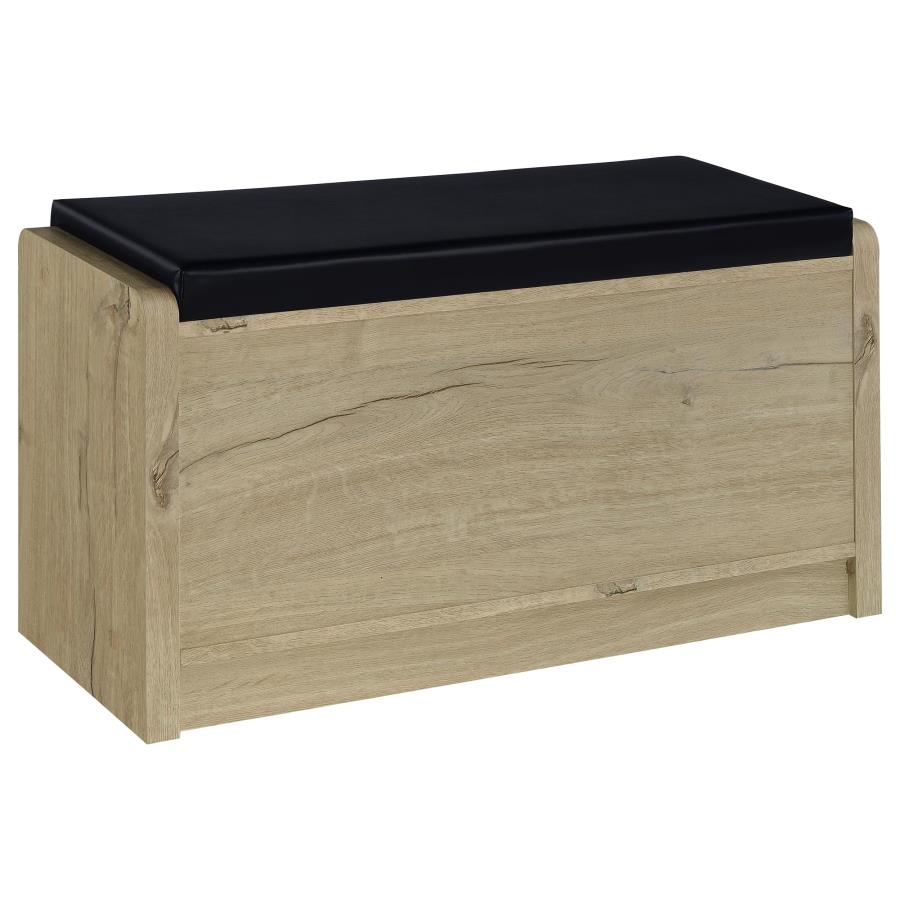 Arrington White Oak Storage Bench by Coaster at Eve Furniture