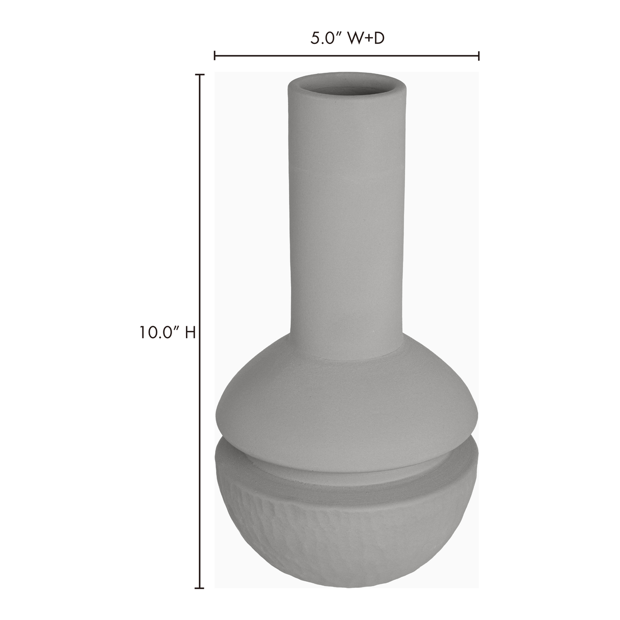 Arro Grey Decorative Vessel by Moe's Home at Eve Furniture