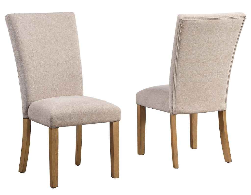 Artemis Beige Chenille Side Chair by Steve Silver at Eve Furniture