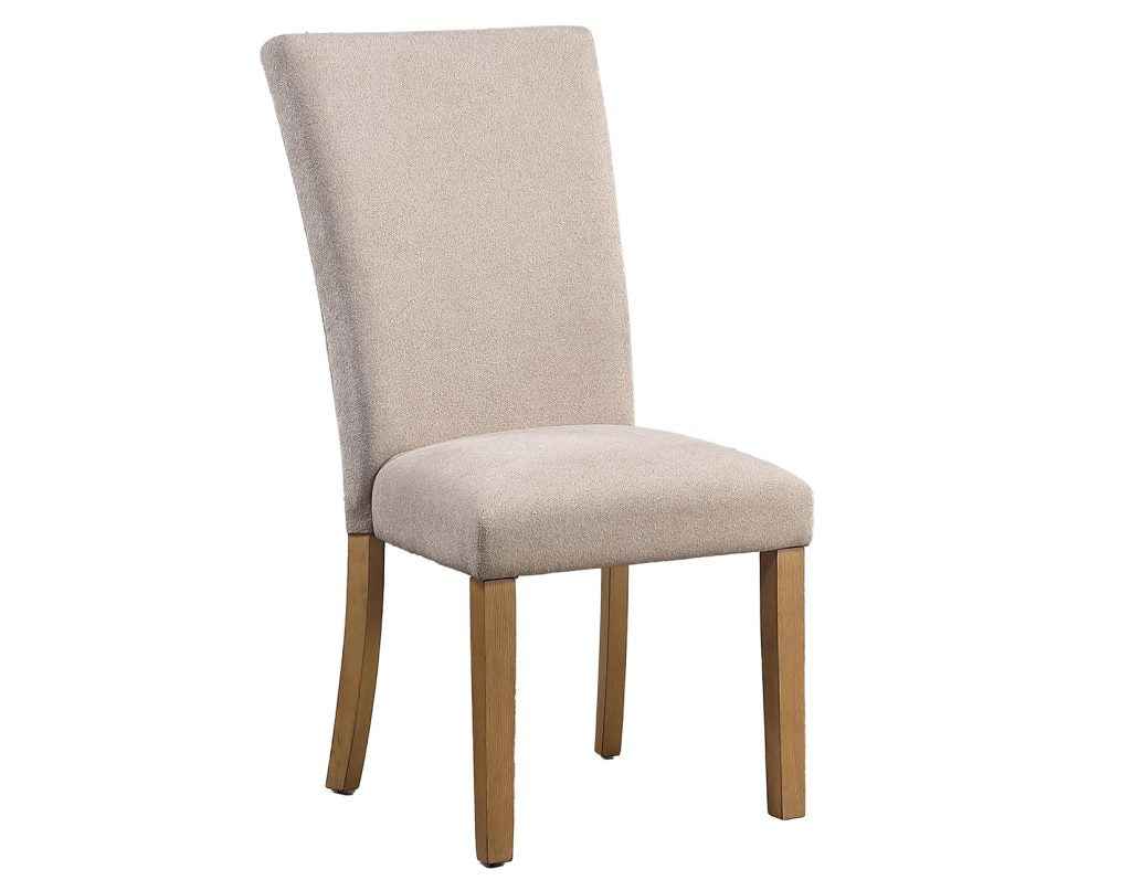 Artemis Beige Chenille Side Chair by Steve Silver at Eve Furniture