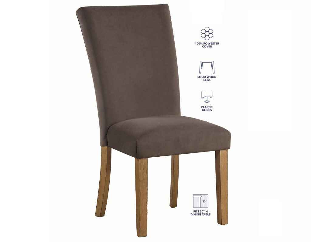 Artemis Brown Velvet Side Chair by Steve Silver at Eve Furniture
