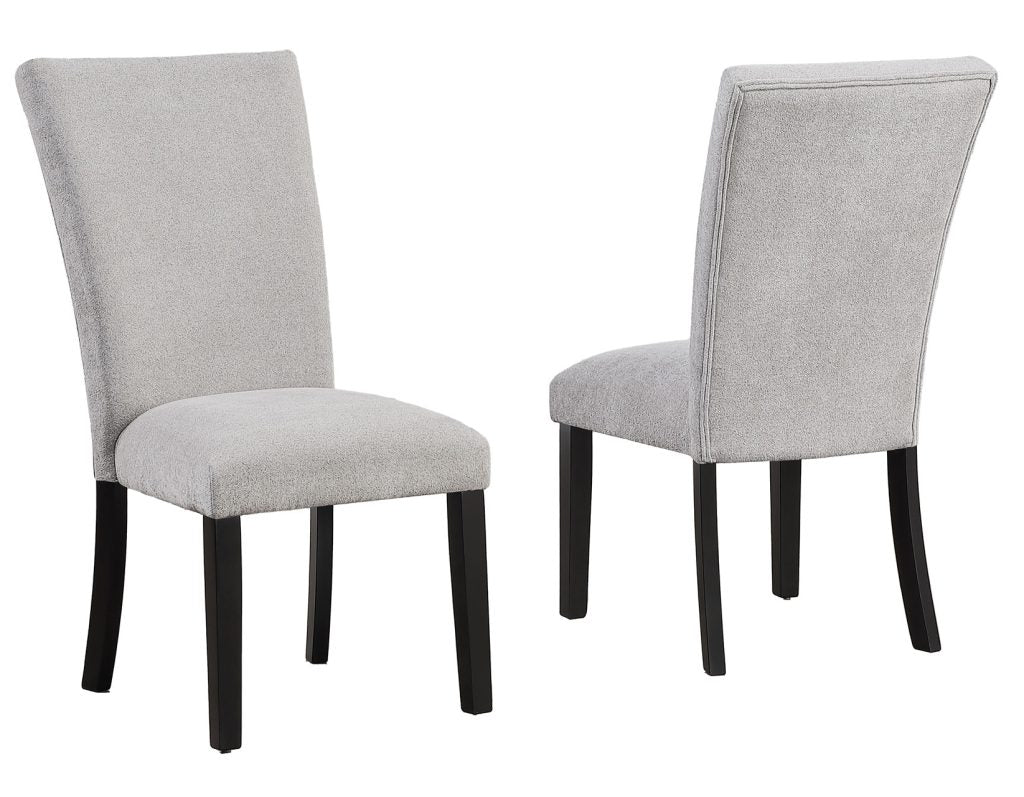 Artemis Gray Chenille Side Chair