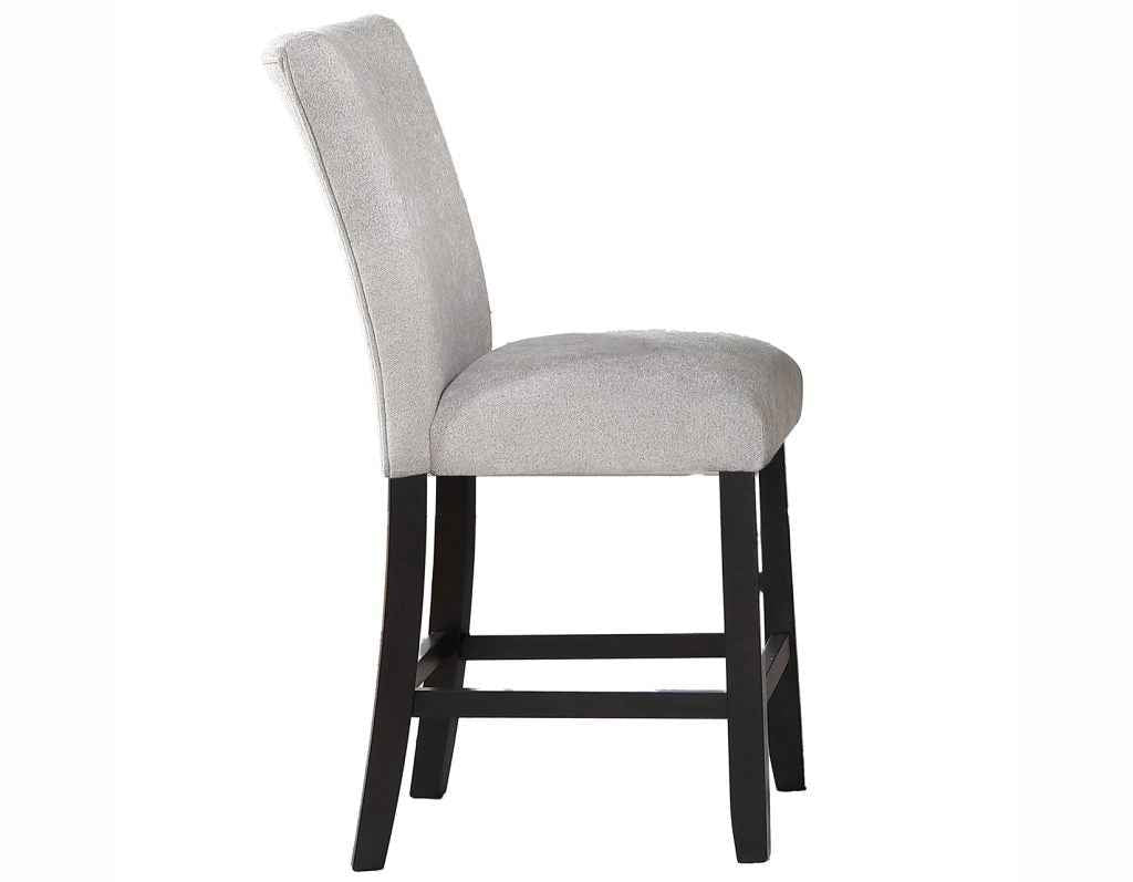 Artemis Gray Chenille Velvet 24″ Counter Stool by Steve Silver at Eve Furniture