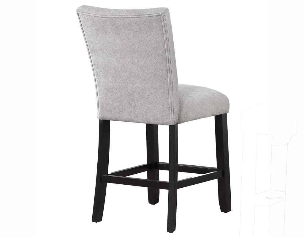 Artemis Gray Chenille Velvet 24″ Counter Stool by Steve Silver at Eve Furniture