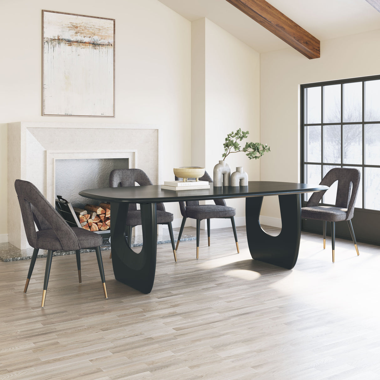 Artus Gray Dining Chair by Zuomod at Eve Furniture