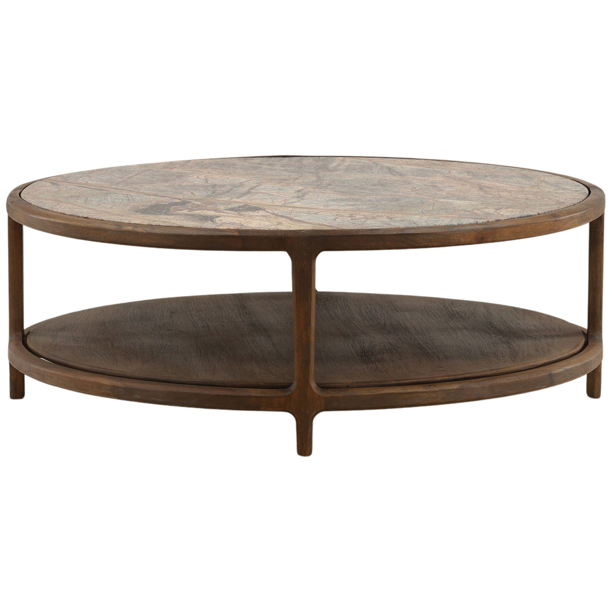 Aruna Coffee Table, Dark Brown by Dovetail at Eve Furniture