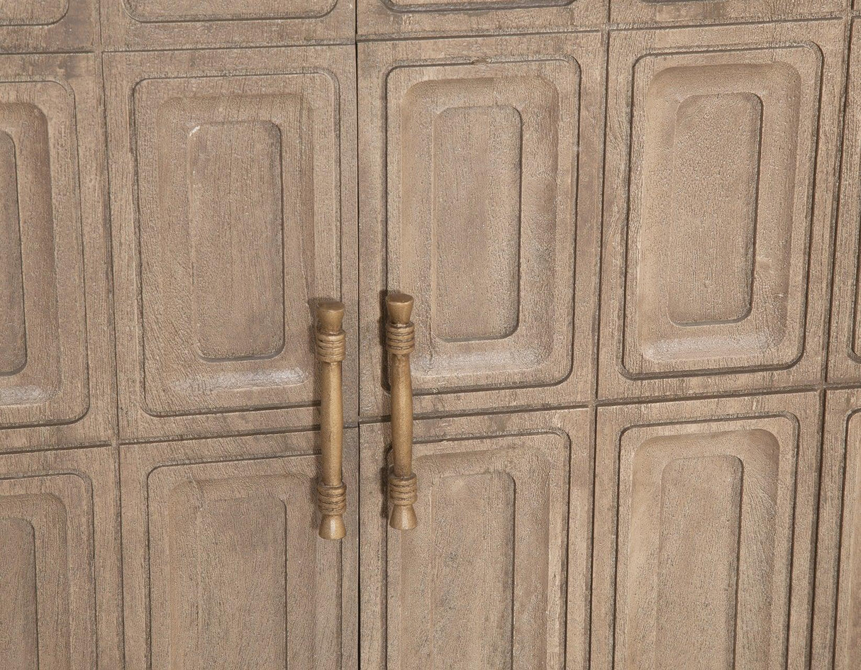 Arun Solid Wood 2-Door Accent Cabinet by Steve Silver at Eve Furniture