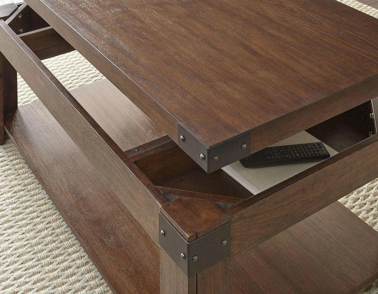 Arusha 3-Piece Lift-Top Set (Lift-Top Cocktail & 2 End Tables) by Steve Silver at Eve Furniture