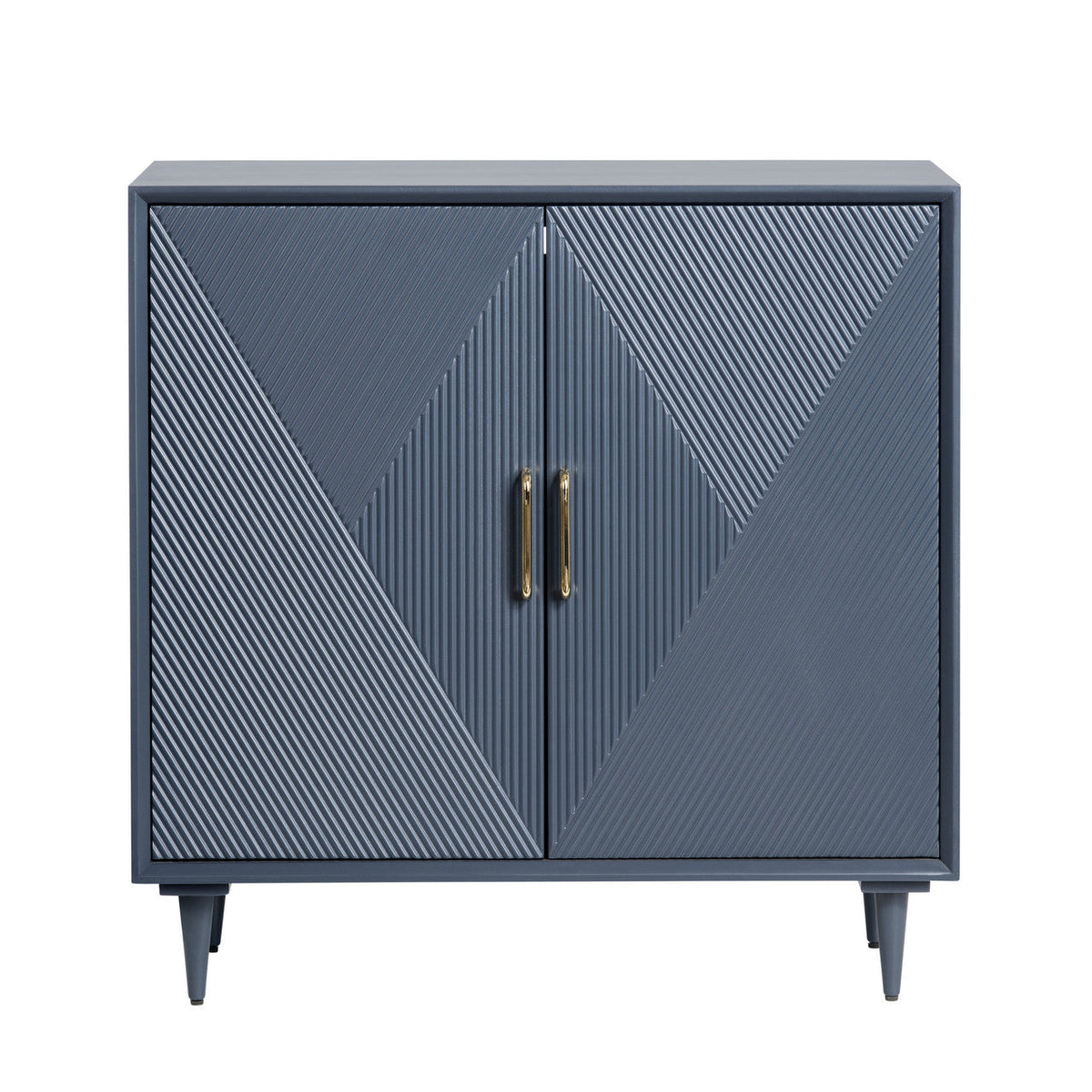 Arvada Blue/Gold Cabinet by Crestview at Eve Furniture