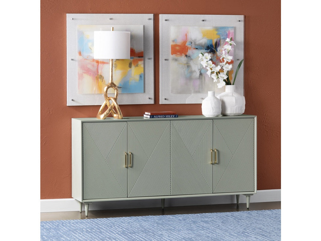 Arvada Green Four-Door Sideboard by Crestview at Eve Furniture