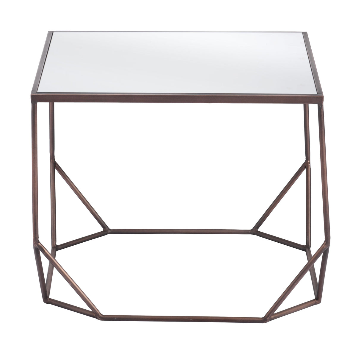 Arzon Bronze Coffee Table Set (2-Piece) by Zuomod at Eve Furniture