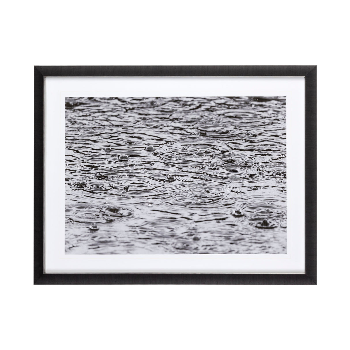 As Snow Melts by Nancy Crowell a Hand Embellished Textured Framed Photo Art Print Matted under Glass by Mercana at Eve Furniture