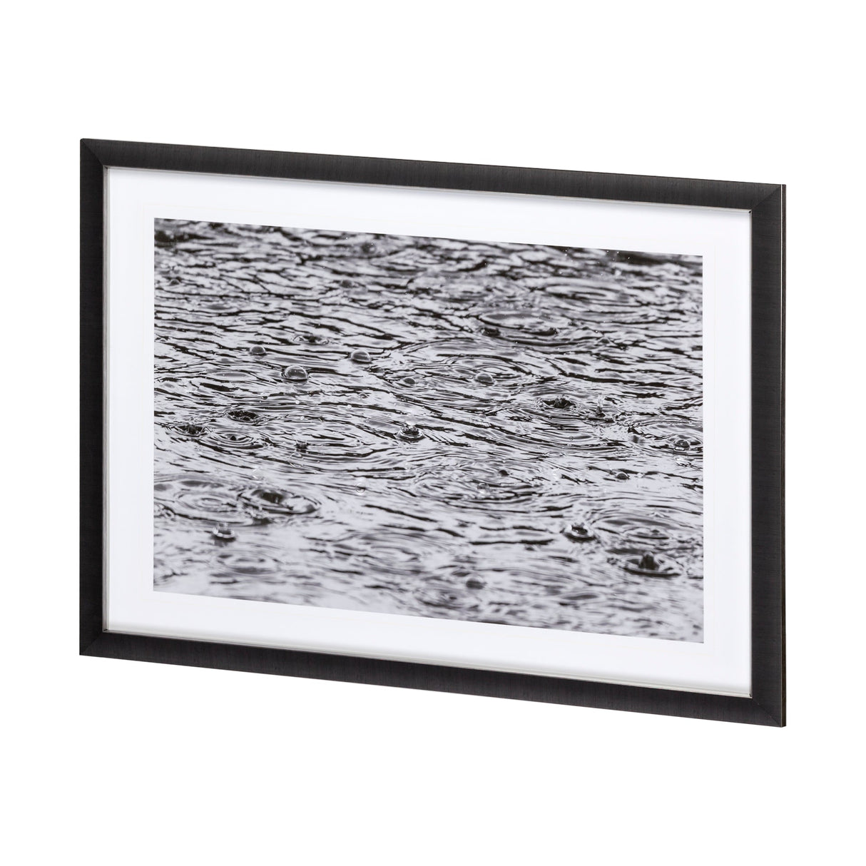 As Snow Melts by Nancy Crowell a Hand Embellished Textured Framed Photo Art Print Matted under Glass by Mercana at Eve Furniture