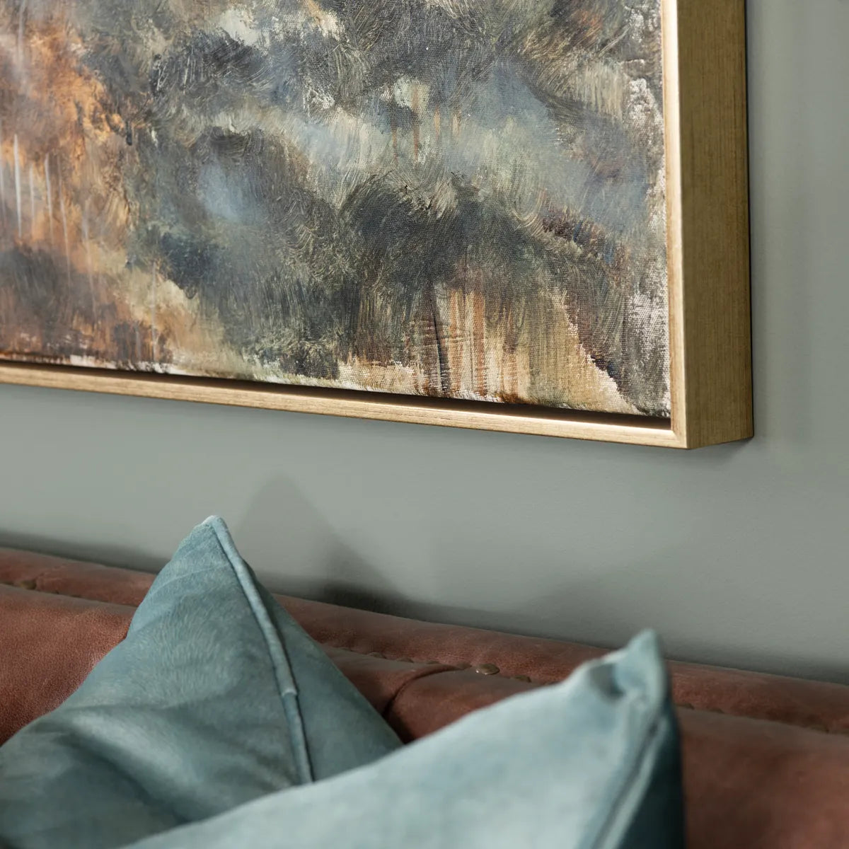 As The River Flows Brown Canvas by Crestview at Eve Furniture