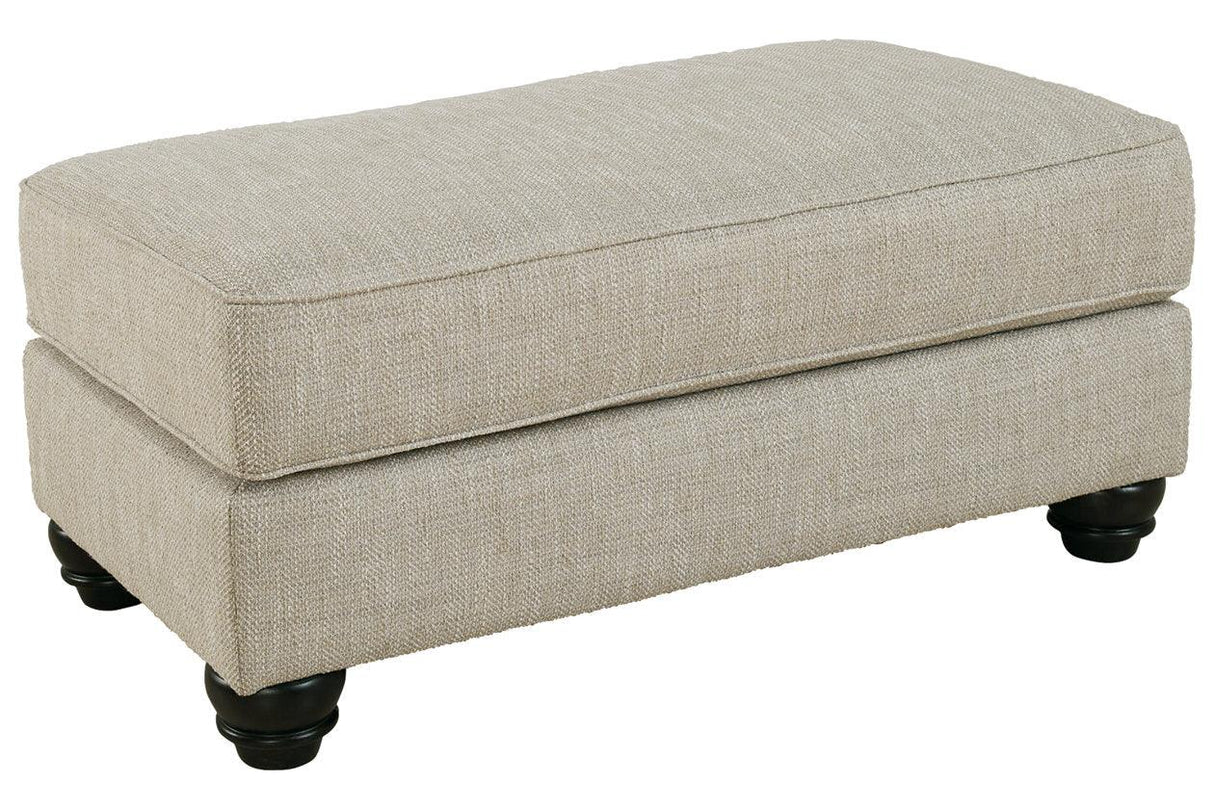 Asanti Fog Ottoman by Ashley at Eve Furniture