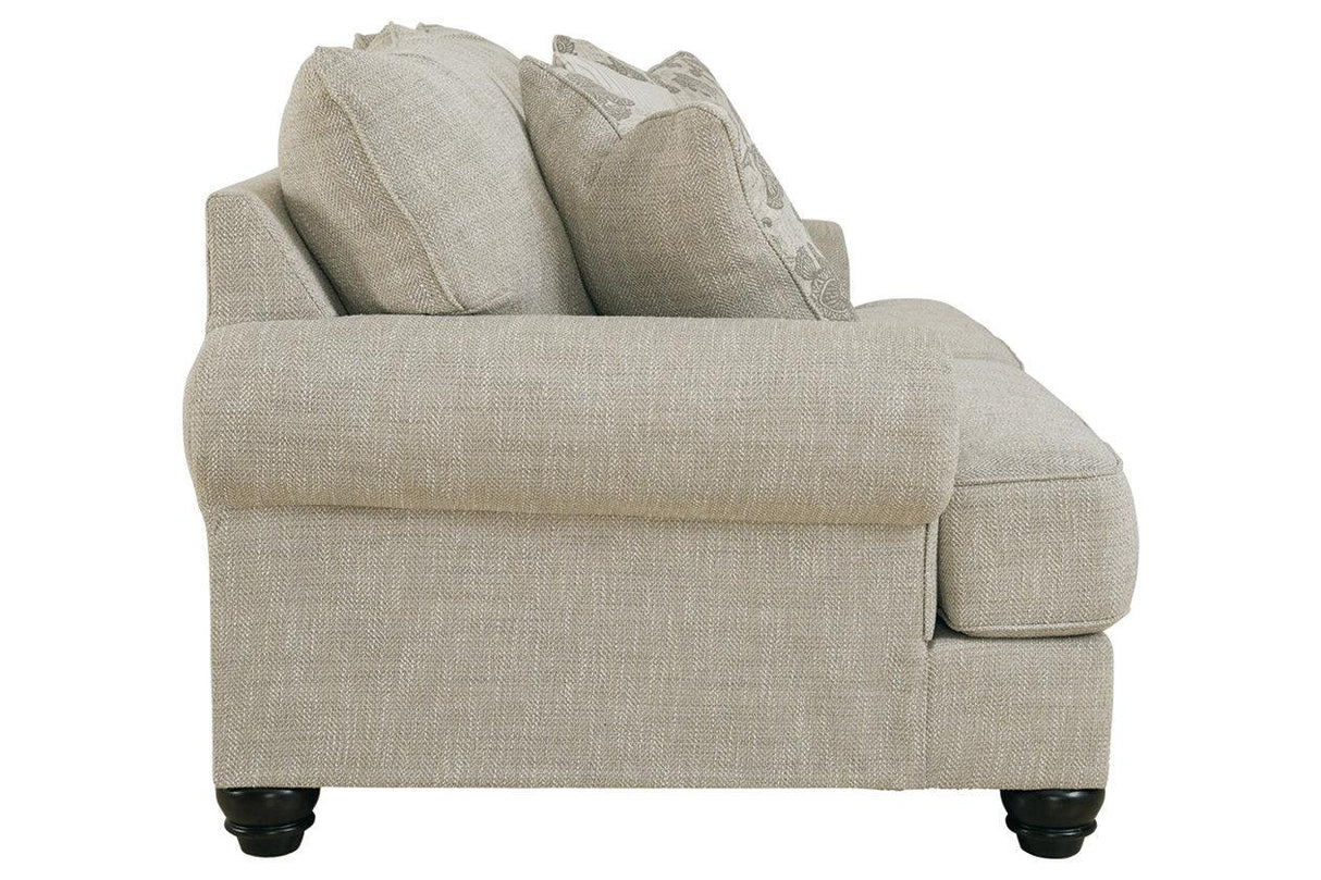 Asanti Fog Loveseat by Ashley at Eve Furniture