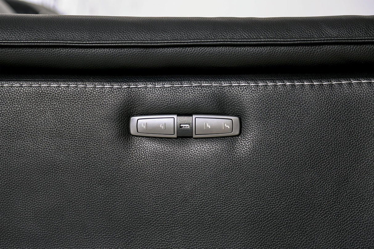 Ascona Black Power Recliner by Furniture of America at Eve Furniture