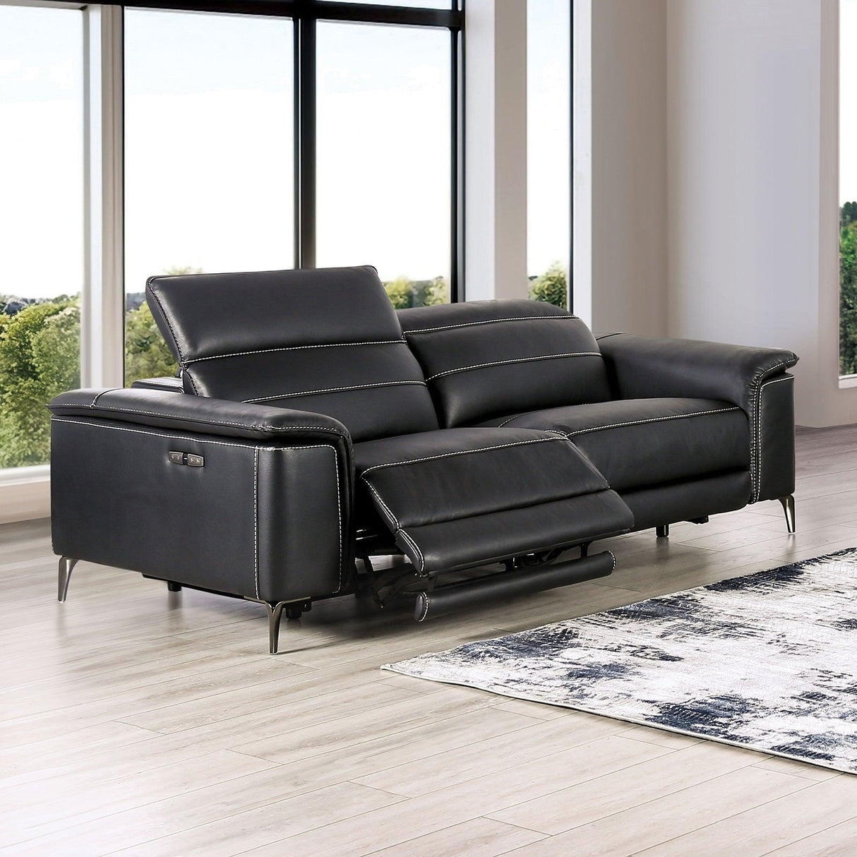 Ascona Black Power Sofa by Furniture of America at Eve Furniture