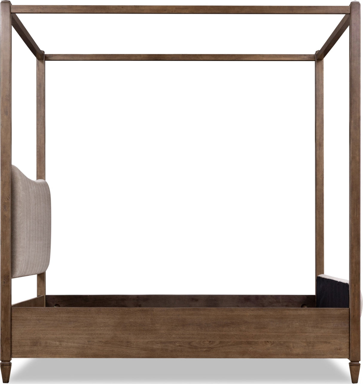Ascott Mulch/Pecan Pie King Canopy Bed