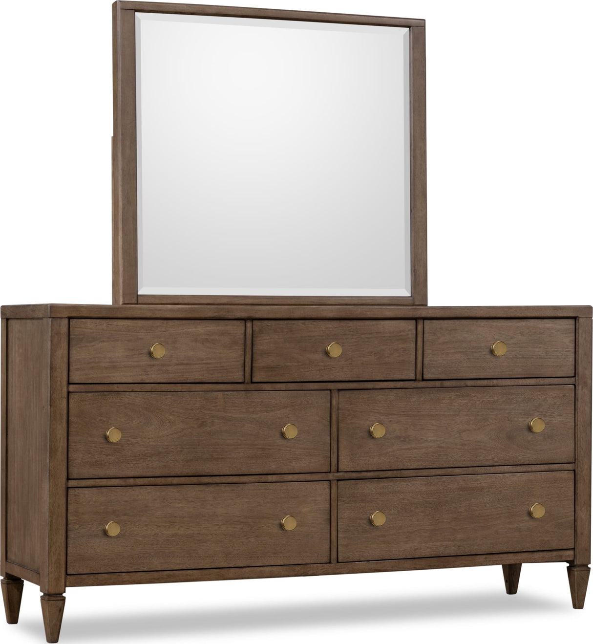 Ascott Pecan Pie 7 Drawer Dresser