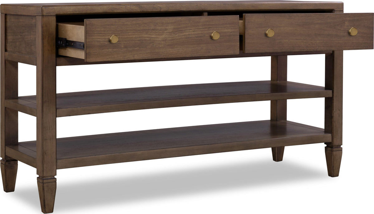 Ascott Pecan Pie Console Table by Modus Furniture at Eve Furniture