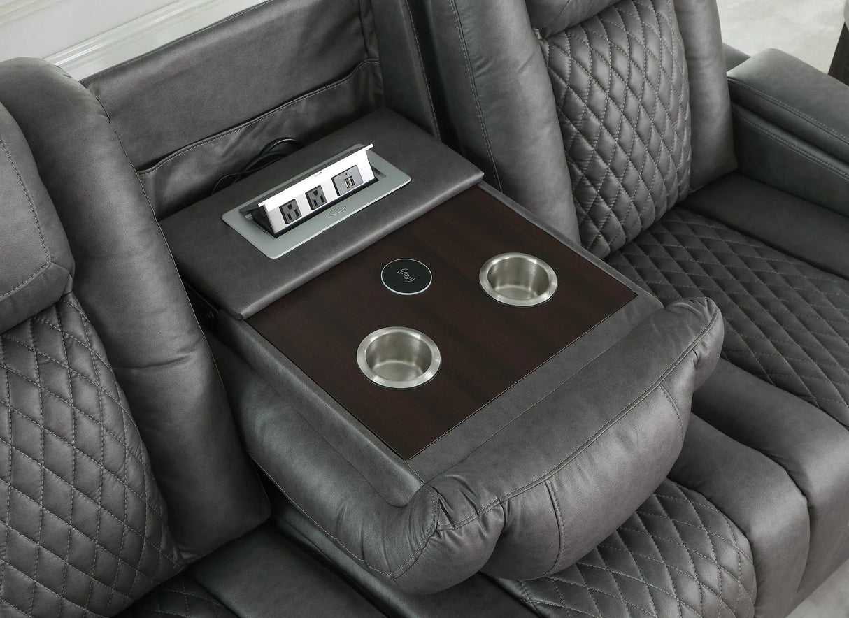 Ash Brown 3-Piece Power Reclining Living Room Set by New Era Innovations at Eve Furniture