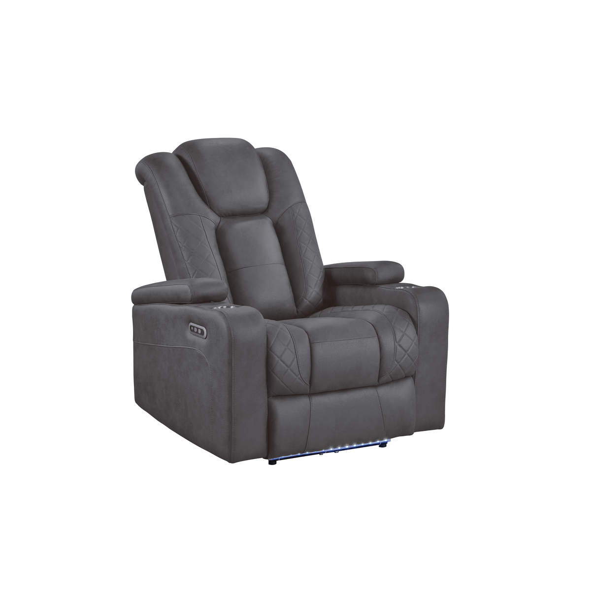 Ashley Grey 3-Piece Power Reclining Living Room Set by New Era Innovations at Eve Furniture