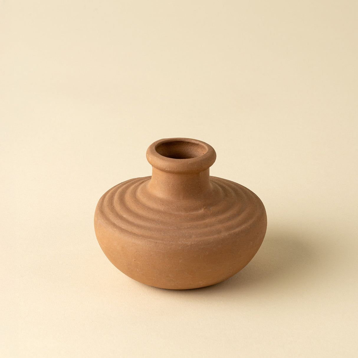 Ash Terracotta Mini Vase, Set of 4 by Mercana at Eve Furniture