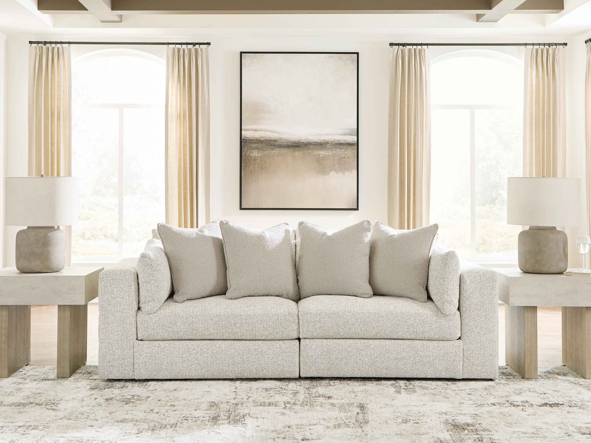 Ashbourne Estate Snowstone 2-Piece Sectional Sofa by Ashley at Eve Furniture