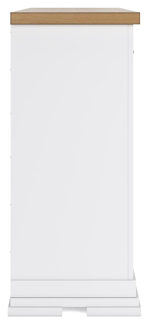 Ashbryn White/Natural Dresser by Ashley at Eve Furniture