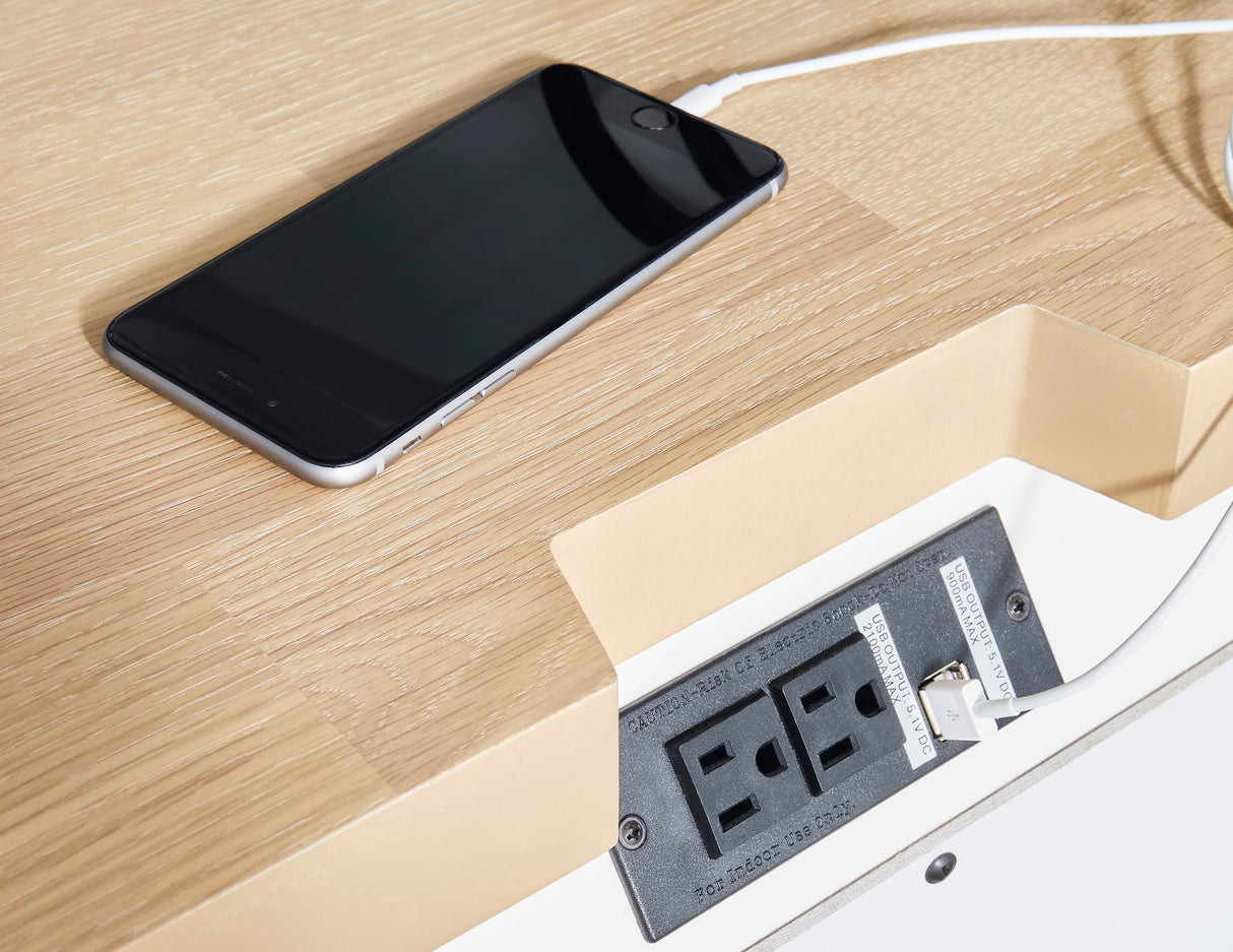 Ashbryn White/Natural Storage Platform Bedroom Set by Ashley at Eve Furniture