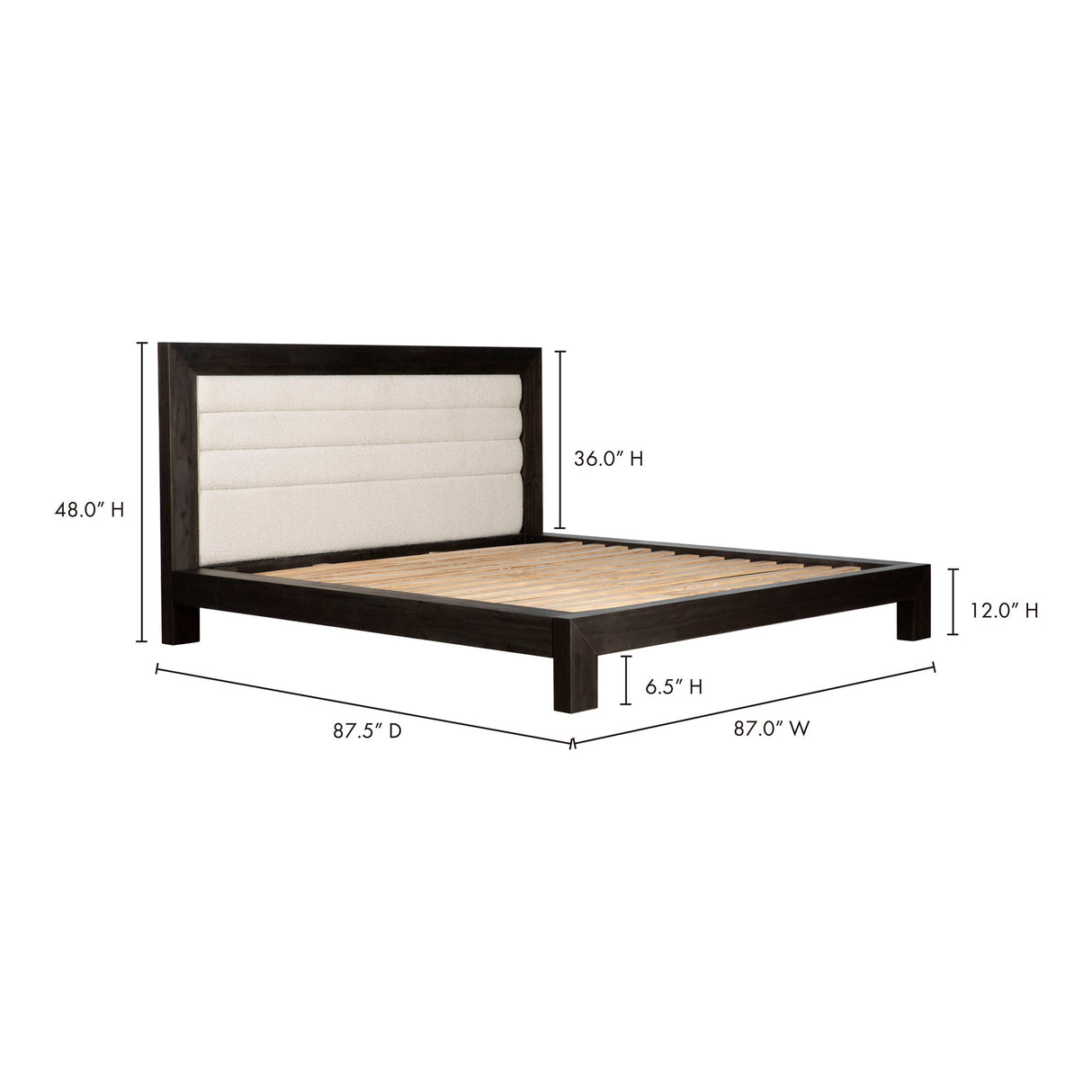 Ashcroft Beige King Bed by MOES at Eve Furniture