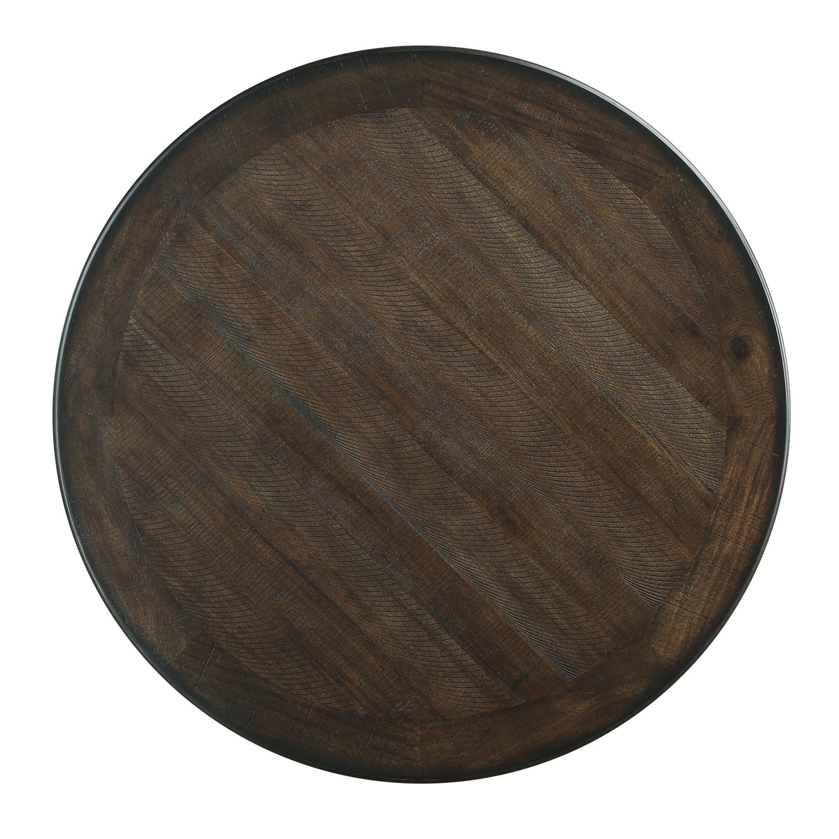 Asher Black/Brown 5-Piece Round Counter Height Dining Set by Homelegance at Eve Furniture