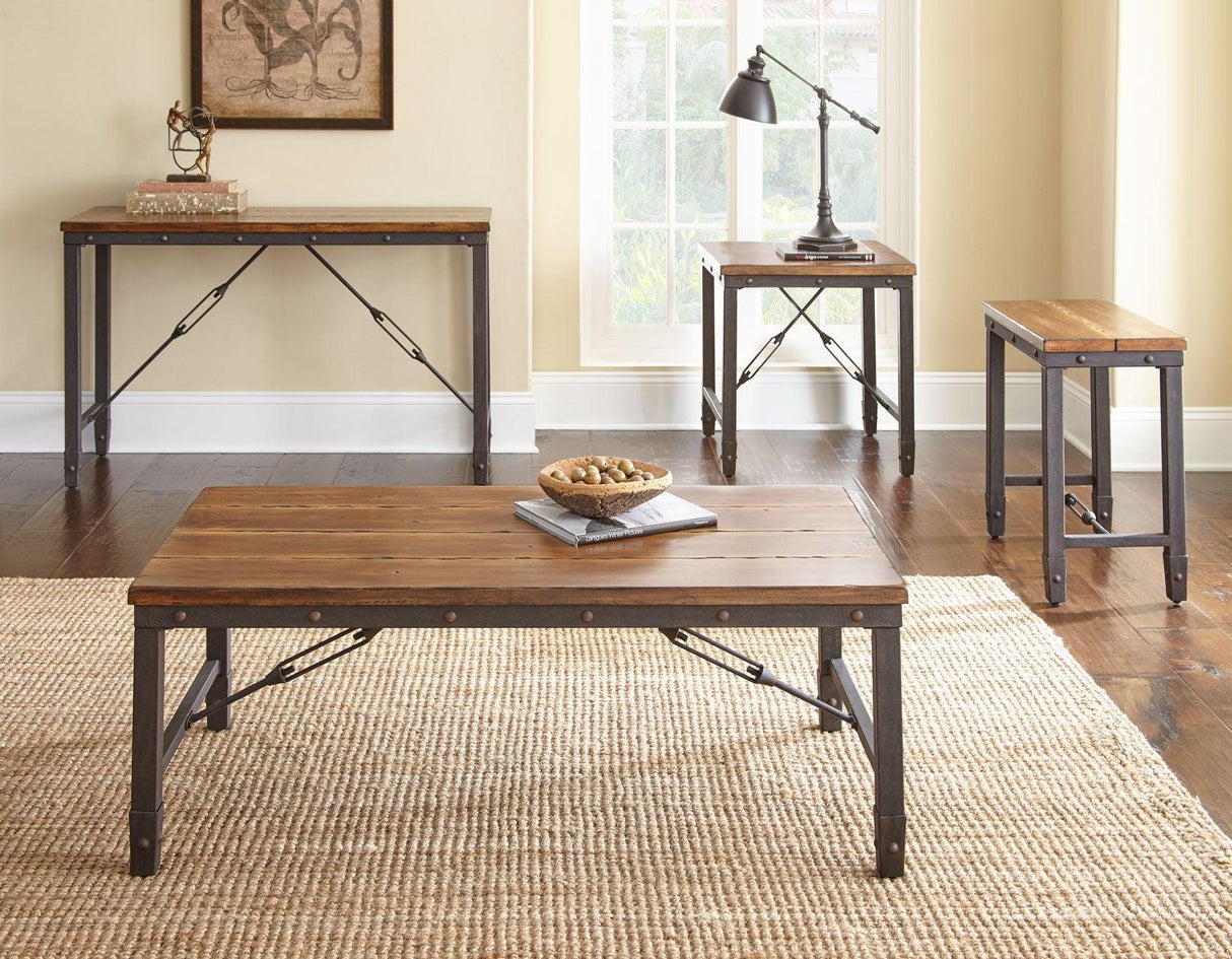 Ashford 3-Piece Set (Cocktail & 2 End Tables) by Steve Silver at Eve Furniture
