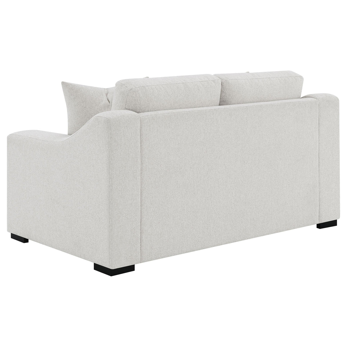 Ashlyn Sand Fabric Upholstered Track Arm Loveseat by Coaster at Eve Furniture