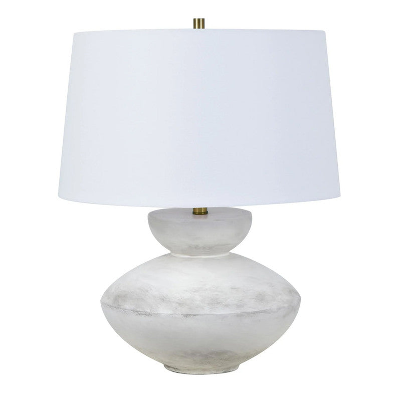 Ashton White Table Lamp by Crestview at Eve Furniture
