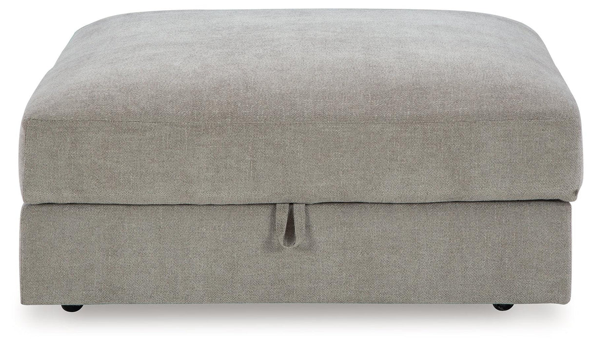 Aslan Court Pebble Ottoman With Storage by Ashley at Eve Furniture