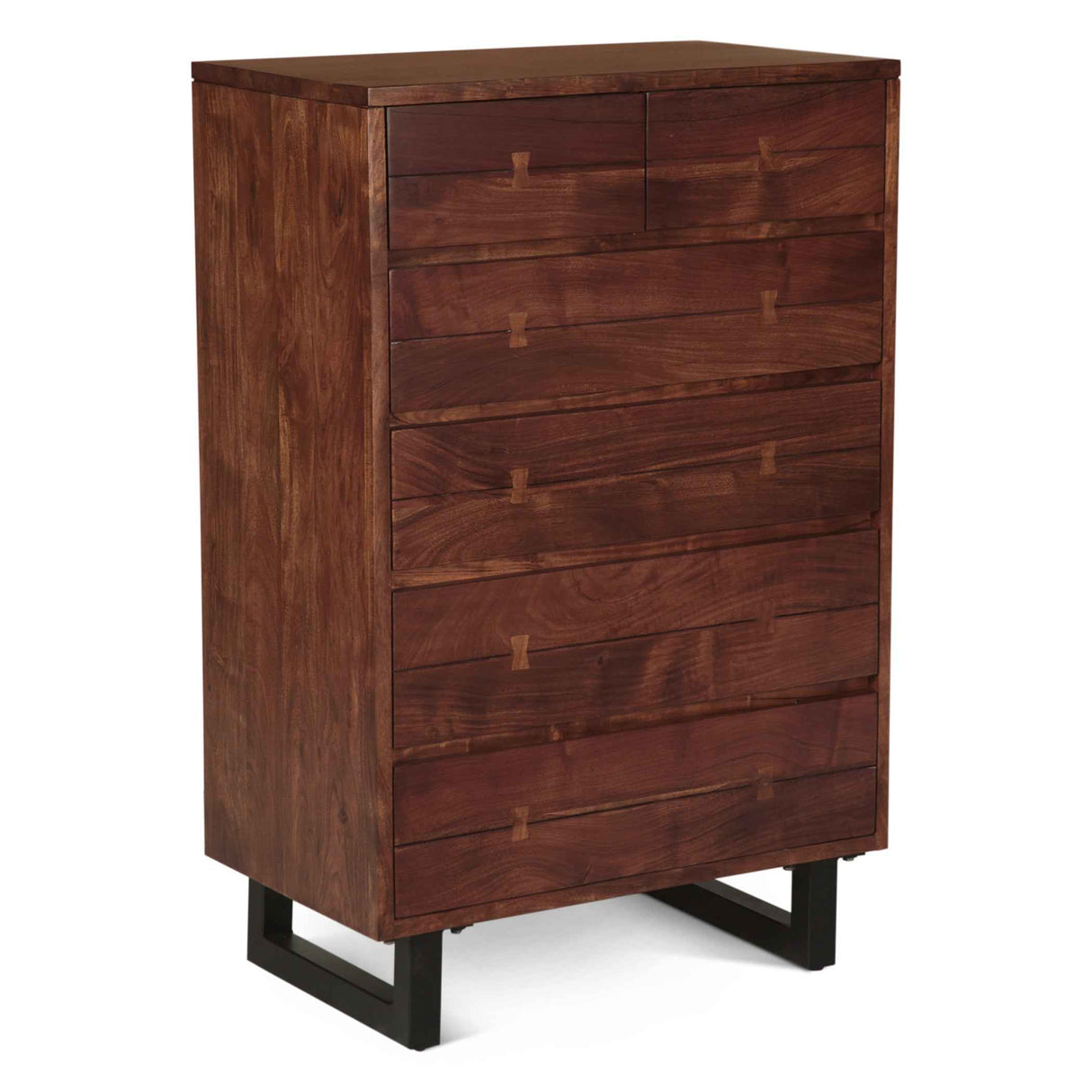 Aspen 34" Tall Chest in Walnut by Home Trends & Design at Eve Furniture