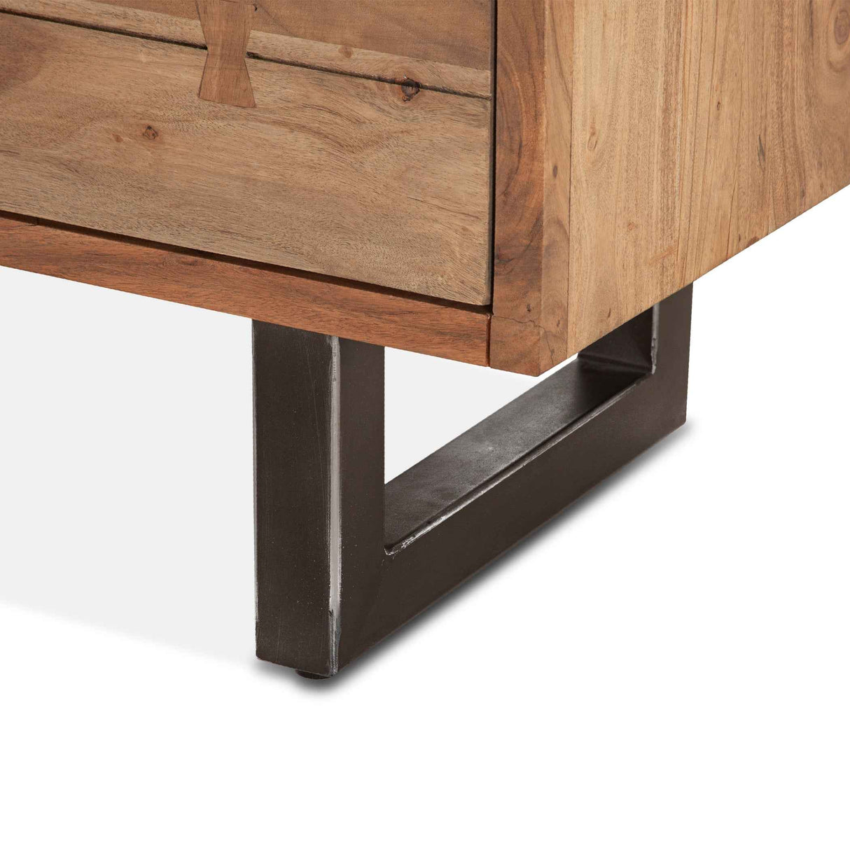 Aspen 58" Six Drawer Dresser in Smoked Acacia by Home Trends & Design at Eve Furniture